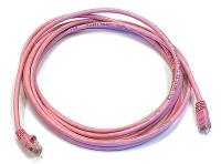 5VZA1 Patch Cord, Cat5e, 14Ft, Pink