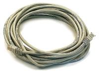 5VZC8 Patch Cord, Cat5e, 25Ft, Gray