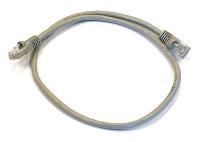 5VZJ6 Patch Cord, Cat6, 2Ft, Gray