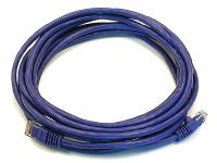 5VZR2 Patch Cord, Cat6, 14Ft, Purple