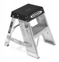 5W216 Step Stand, 24 In H, 375 lb., Aluminum