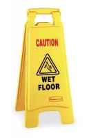 5W544 Sign, Floor, Yellow