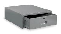 5W671 Stackable Drawer, 17W x 20D x 6H, Gray
