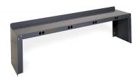 5W674 Electrical Shelf Riser, 60Wx15Dx18H, Gray