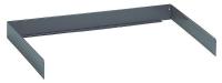 5W678 SideBack Rail Kit, 72 W x 36 D x 3H, Gray