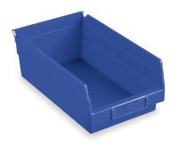 5W850 Shelf Bin, 23-5/8 x 8-3/8 x 4, Blue