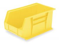 5W874 Stack &amp; Hang Bin, 7 x8 1/4 x14 3/4, Yellow