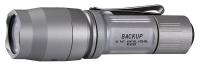 5WAE4 Tactical/Military Flashlight, 123A, Silver