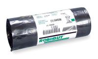 5WG08 Coreless Roll Liner, 33 Gal., Blk, PK25