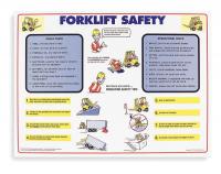 5WG14 Poster, 18X24, Fork Lift Safety
