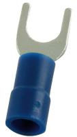 5WHE7 Fork Terminal, Blue, 16 to 14 AWG, PK100