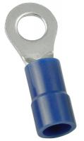 5WHG4 Ring Terminal, Blue, Butted, 16 to 14, PK100