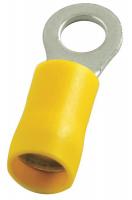 5WHH0 Ring Terminal, Yellow, Butted12-10, PK50