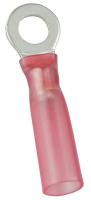 5WHH9 Ring Terminal, Red, Brazed, 22-16 AWG, PK25