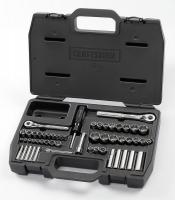 5WJA6 Comb Drive Socket Set, SAE/Metric, 53 Pc