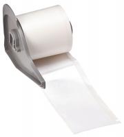 5WKD8 Label Cartridge, White, Polyester, 4 In. W