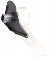 5WKF0 Label Cartridge, White, Polyester, 1 In. W
