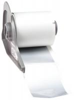 5WKX3 Label Cartridge, Silver, Vinyl, 3 In. W