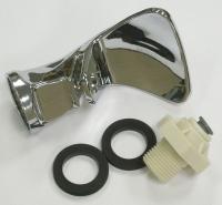 5WMU7 Chrome Bubbler Kit, 3/8 In Connection