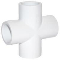 5WPG2 Cross, 1 In Slip, PVC, Schedule 40