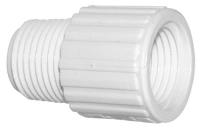 5WPJ2 Extension, 1/2 In FNPTxMNPT, PVC, Sch 40