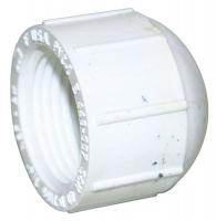 5WPX1 Cap, 1 1/4 In FNPT, PVC, Schedule 40