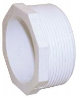 5WPY4 Plug, 1 1/2 In MNPT   , PVC, Schedule 40