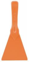 5WUJ4 Hand Scraper, Poly, 4-3/8 x 9-3/4, Orange