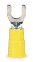 5X528 Fork Terminal, Yellow, 12 to 10 AWG, PK50