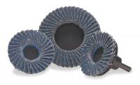 23Z438 Flap Disc, 2 In X, 120 Grit, QC TR, TY27