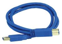 5XFV0 USB 3.0 Cable, 3 ft.L, Blue