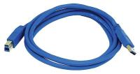 5XFV1 USB 3.0 Cable, 6 ft.L, Blue