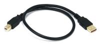 5XFV2 USB 2.0 Cable, 1.5 ft.L, Black