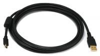5XFW8 USB 2.0 Cable, 6 ft.L, Black