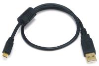 5XFY0 USB 2.0 Cable, 1.5 ft.L, Black
