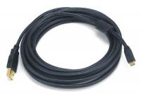 5XFY8 USB 2.0 Cable, 15 ft.L, Black