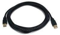 5XFZ5 USB 2.0 Cable, 10 ft.L, Black