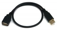5XGA2 USB 2.0 Extension Cable, 1.5 ft.L, Black