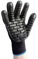 5XKV7 Anti-Vibration Gloves, L, Black, PR