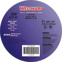 5XLC8 Abrsv Cut Whl, 6In D, 0.045In T, 7/8In AH