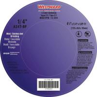 5XLE0 Depressed Ctr Whl, T27, 4.5x1/4x5/8-11, ZA