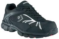 5XLK8 Athletic Work Shoes, Comp, Mn, 9.5W, Blk, 1PR