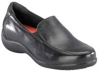 5XLX0 Work Shoes, Pln, Womens, 6-1/2W, Black, 1PR
