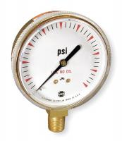 5XP69 Pressure Gauge, Welding, 2 1/2 In, 400 Psi