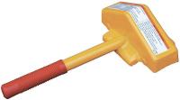 5XPL6 Rail Car Wheel Chock, 8x4x13In