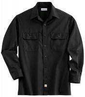 5XRP5 Long Sleeve Shirt, Black, Poly/Cott, 2X