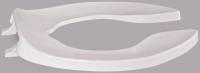 5XTF5 Toilet Seat, Elongated, Open Front, White