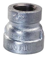 5XTJ4 Galv Coupling, 3x2-1/2 In, Mall Iron