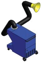 5YAJ5 Fume Extractor, 750 CFM, w/Flex, 6x12