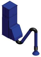 5YAK9 Fume/Smoke Collector, 71x34, 8x10